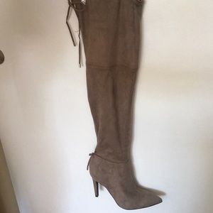 Tan Over The Knee Boots- Worn once
